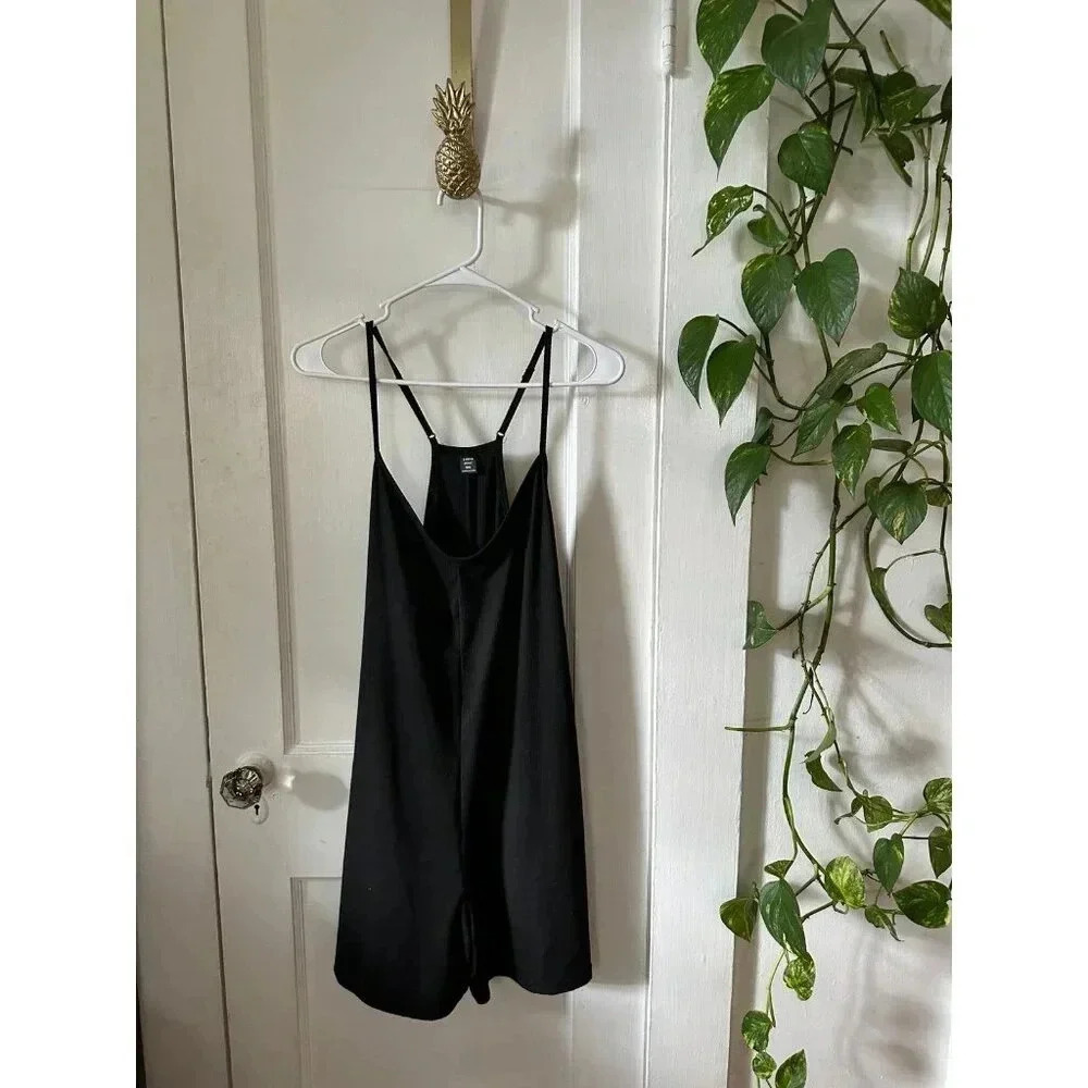 Women’s Black Slip Romper - Unbranded
